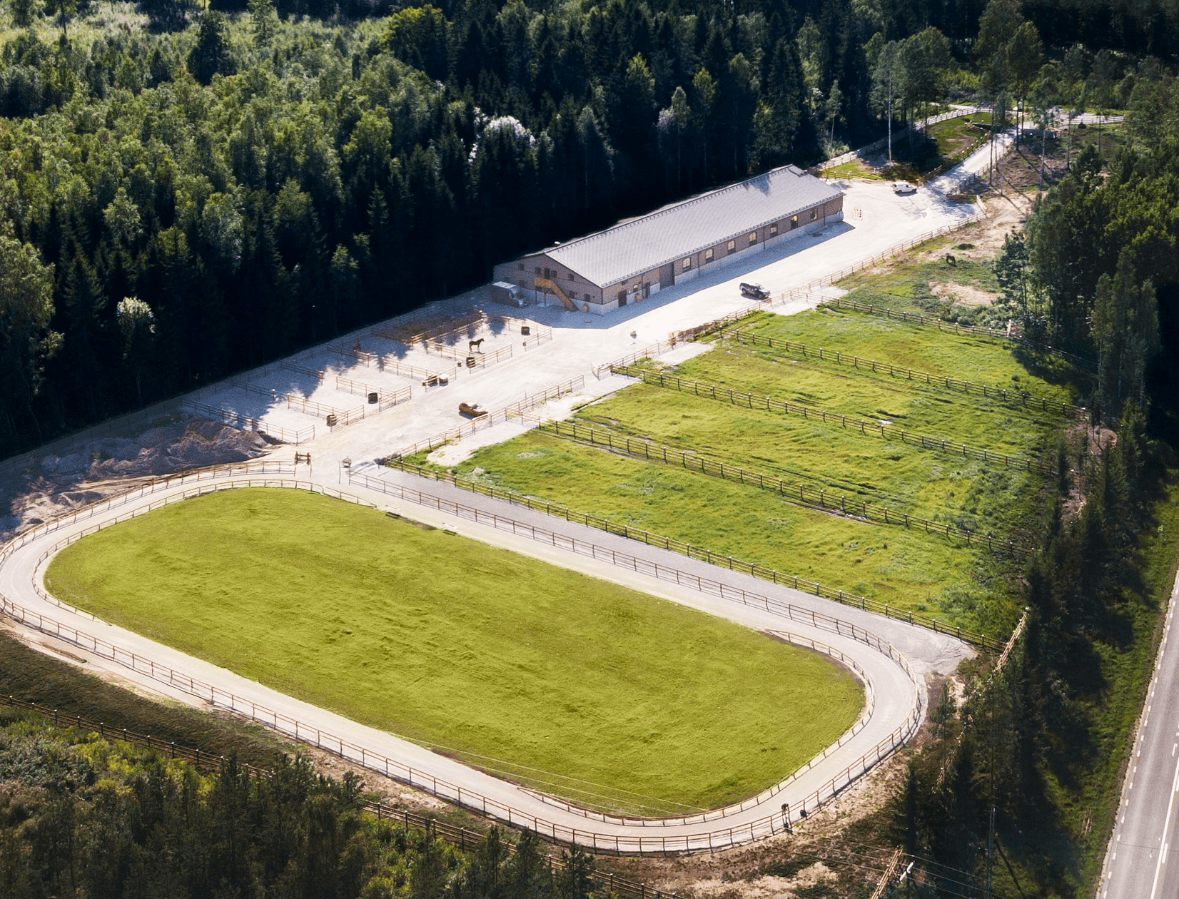 Fullskalig ovalbana